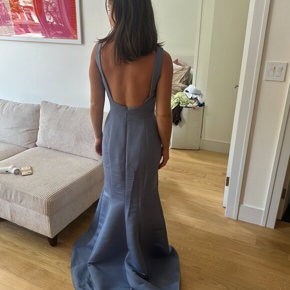 Amsale Bridesmaid Dress Eugenia in Dusk - size 2 - Picture 4 of 4